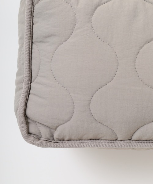 SCANDINAVIAN FOREST（スカンジナビアン・フォレスト）の「SCANDINAVIAN FOREST　ウェーブキルト2WAYトート（トートバッグ・レディース・グレー/グリーン系その他/ブラック・FREE）」の9枚目の写真