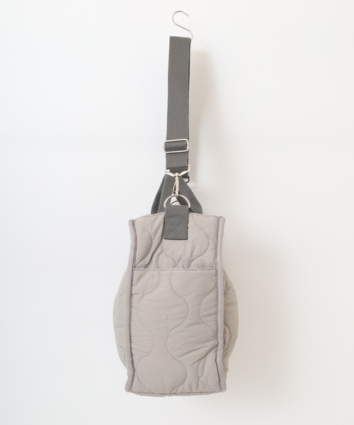 SCANDINAVIAN FOREST（スカンジナビアン・フォレスト）の「SCANDINAVIAN FOREST　ウェーブキルト2WAYトート（トートバッグ・レディース・グレー/グリーン系その他/ブラック・FREE）」の10枚目の写真