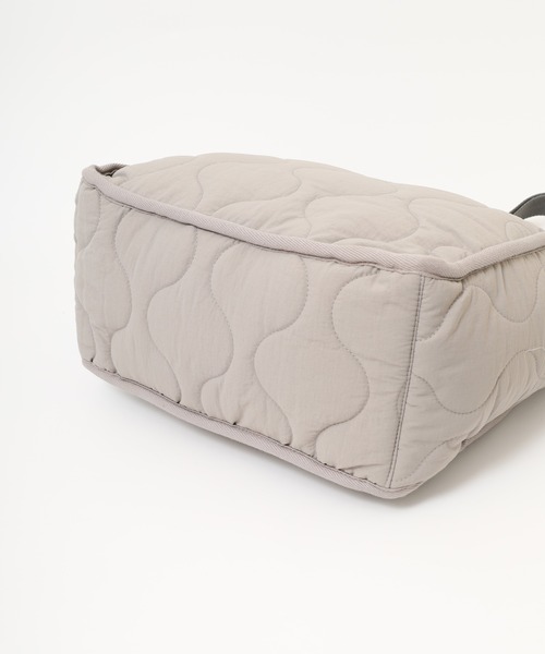 SCANDINAVIAN FOREST（スカンジナビアン・フォレスト）の「SCANDINAVIAN FOREST　ウェーブキルト2WAYトート（トートバッグ・レディース・グレー/グリーン系その他/ブラック・FREE）」の14枚目の写真