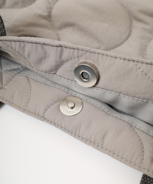 SCANDINAVIAN FOREST（スカンジナビアン・フォレスト）の「SCANDINAVIAN FOREST　ウェーブキルト2WAYトート（トートバッグ・レディース・グレー/グリーン系その他/ブラック・FREE）」の17枚目の写真