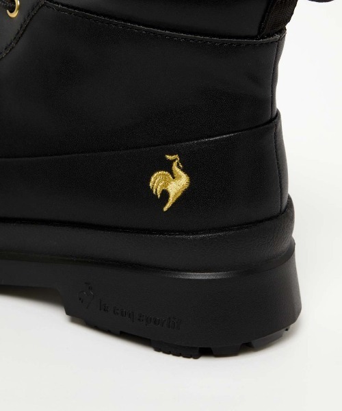 le coq sportif(ルコックスポルティフ)の「LCS メリベル(防水設計)(ブーツ・レディース・ブラック×ゴールド/ブラウン系その他・23.0cm/24.0cm/25.0cm)」の8枚目の写真