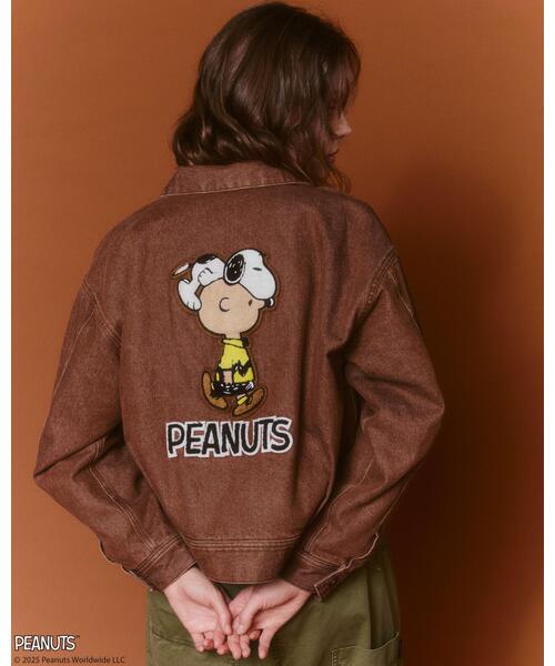 AVIREX × PEANUTS》DENIM WORK JACKET / デニムワークジャケット