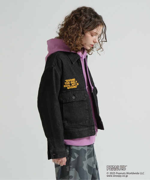 AVIREX × PEANUTS》DENIM WORK JACKET / デニムワークジャケット