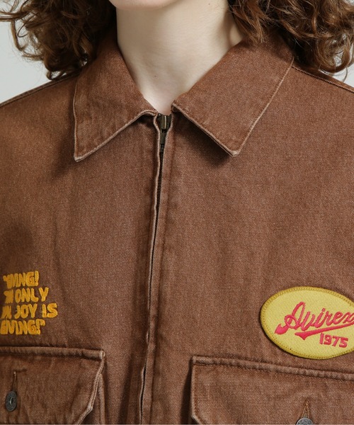 AVIREX(アヴィレックス)の「《AVIREX × PEANUTS》DENIM WORK JACKET / デニムワークジャケット / ピーナッツ / アヴィレックス(デニムジャケット・レディース・ブラック/ブラウン・M/S)」の21枚目の写真