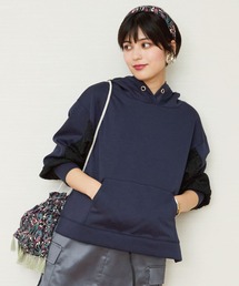 JETSET SOLO PLUS （ジェットセットソロプラス）の「【FONT LAB】ダンボール×オーガンジーデザインパーカ（パーカー）」