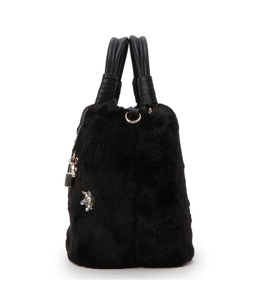 Guess（ゲス）の「SHAIDA Tote トートバッグ  （ショルダーバッグ・レディース・ストーン/ブラック・ONE SIZE）」の6枚目の写真