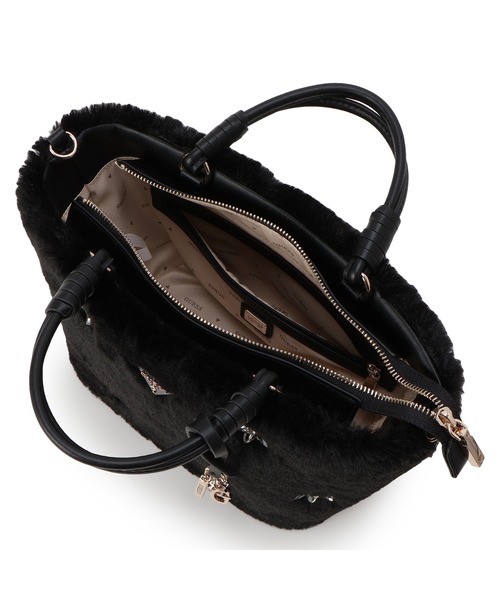 Guess（ゲス）の「SHAIDA Tote トートバッグ  （ショルダーバッグ・レディース・ストーン/ブラック・ONE SIZE）」の9枚目の写真