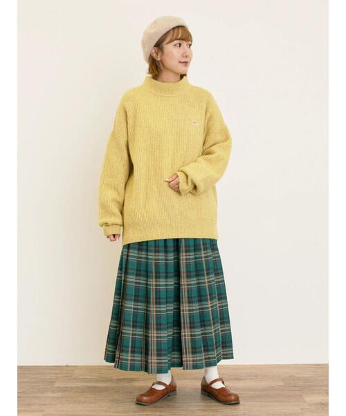 Samansa Mos2(サマンサ モスモス)の「プリーツスカート(スカート・レディース・グリーン/ブラウン/チャコールグレー/ベージュ・F)」の12枚目の写真