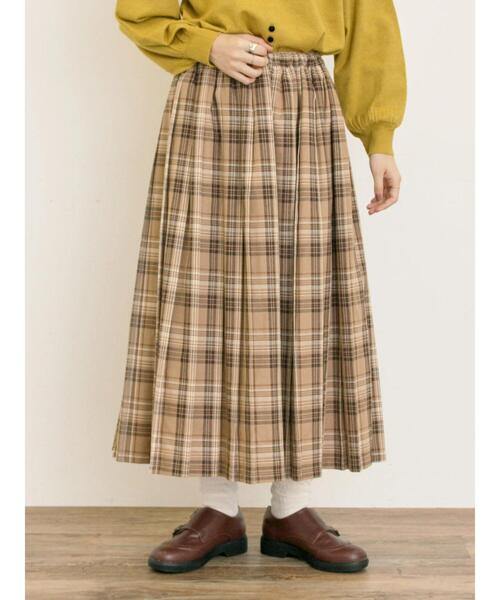 Samansa Mos2(サマンサ モスモス)の「プリーツスカート(スカート・レディース・グリーン/ブラウン/チャコールグレー/ベージュ・F)」の13枚目の写真