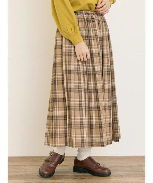 Samansa Mos2(サマンサ モスモス)の「プリーツスカート(スカート・レディース・グリーン/ブラウン/チャコールグレー/ベージュ・F)」の14枚目の写真