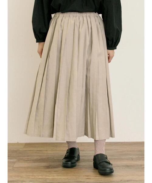 Samansa Mos2(サマンサ モスモス)の「プリーツスカート(スカート・レディース・グリーン/ブラウン/チャコールグレー/ベージュ・F)」の18枚目の写真