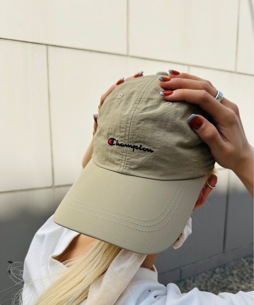 Champion（チャンピオン）の「champion / Nタフタキャップ / 381-0015（キャップ・レディース・カーキ/ブラック/ベージュ/ネイビー・FREE）」の3枚目の写真
