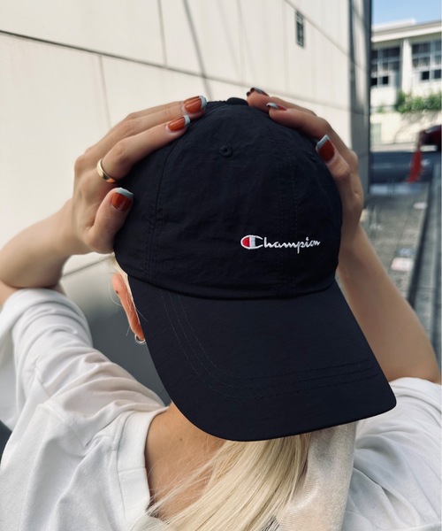 Champion（チャンピオン）の「champion / Nタフタキャップ / 381-0015（キャップ・レディース・カーキ/ブラック/ベージュ/ネイビー・FREE）」の2枚目の写真