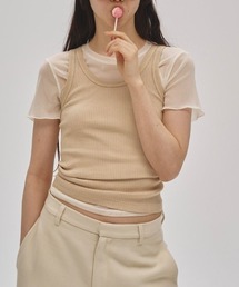 【TODAYFUL/トゥデイフル】Seamless Rib Tanktop/シームレスリブタンクトップ