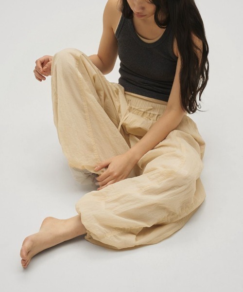TODAYFUL（トゥデイフル）の「【TODAYFUL/トゥデイフル】Seamless Rib Tanktop/シームレスリブタンクトップ（Tシャツ/カットソー・レディース・ピンク/レッド/ベージュ/ミント/ブルー × パープル・FREE）」の11枚目の写真