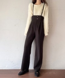 LAUIR | ハイウエストワイドサロペット[高身長サイズMT有り](サロペット/オーバーオール)