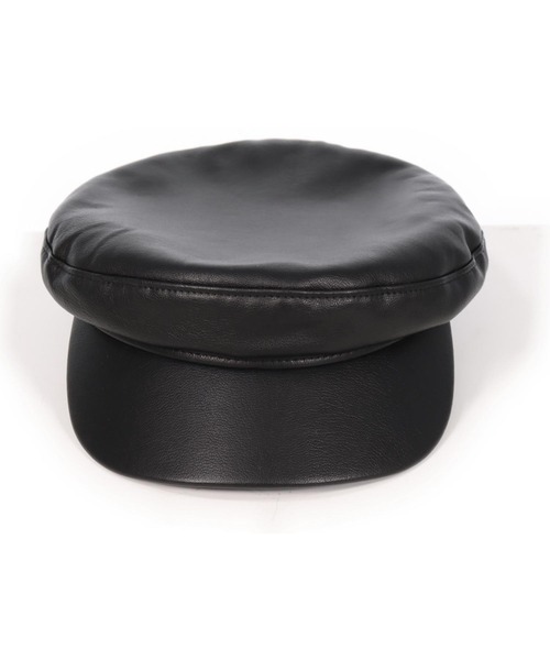 ANAP（アナップ）の「フェイクレザー キャスケット（キャスケット・レディース・ブラック/ブラウン・F）」の13枚目の写真