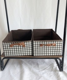 shoppinggo（ショッピングゴー）の「収納ケース 千鳥格子 チェック ズボン収納 靴下ケース 仕切り収納 収納ケース 折りたたみ（収納グッズ）」