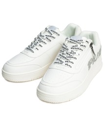 SAKAZEN（サカゼン）の「1PIU1UGUALE3 RELAX (ウノ ピュ ウノ ウグァーレ トレ リラックス) ラインストーン ロゴソール ジップアップ ローカットスニーカー 1PRUSX24018 メンズ（スニーカー）」