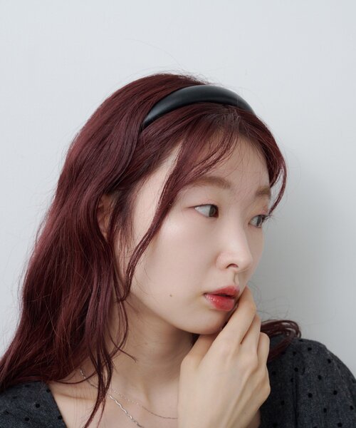 Kastane（カスタネ）の「【fiw.】レザーカチューシャ（カチューシャ・レディース・ブラック/ブラウン・FREE）」の9枚目の写真