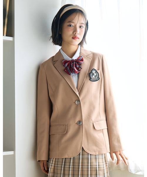 卒服・セレモニー】エンブレムつきテーラードジャケット（スーツ