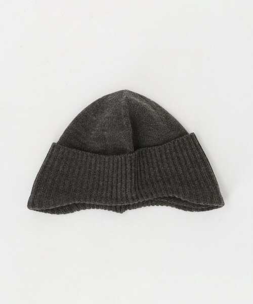 RACAL(ラカル)の「<Racal>イヤー ショート ワッチ キャップ(ニットキャップ/ビーニー・メンズ・ダークグレー/ブラック・FREE)」の5枚目の写真