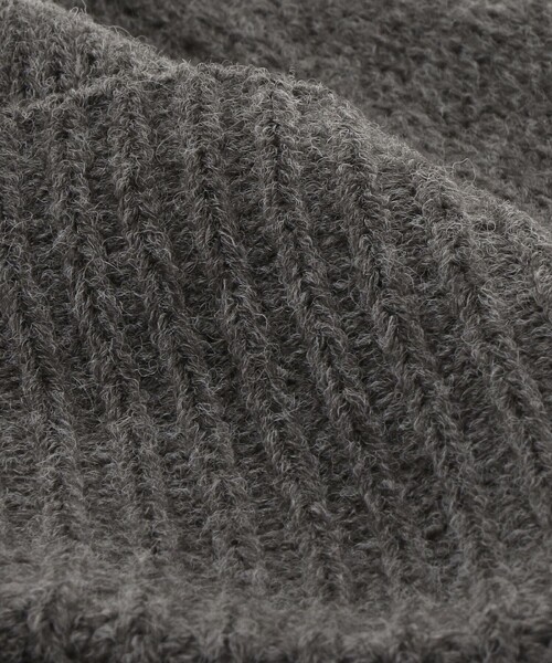 RACAL(ラカル)の「<Racal>イヤー ショート ワッチ キャップ(ニットキャップ/ビーニー・メンズ・ダークグレー/ブラック・FREE)」の7枚目の写真