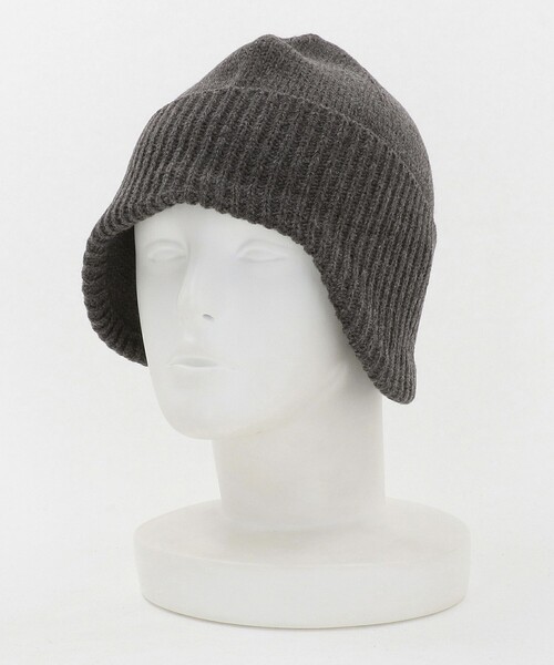 RACAL(ラカル)の「<Racal>イヤー ショート ワッチ キャップ(ニットキャップ/ビーニー・メンズ・ダークグレー/ブラック・FREE)」の10枚目の写真