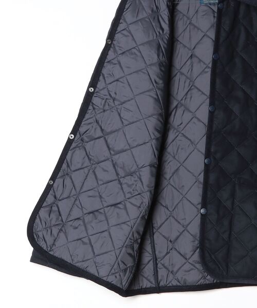 LAVENHAM（ラベンハム）の「LAVENHAM WOOL DENHAM ラベンハム ウール デンハム キルティングジャケット（ダウンジャケット/コート・メンズ・チャコールグレー/ネイビー系2・X-LARGE/MEDIUM/LARGE）」の20枚目の写真