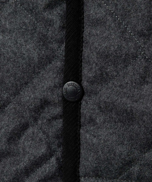 LAVENHAM（ラベンハム）の「LAVENHAM WOOL DENHAM ラベンハム ウール デンハム キルティングジャケット（ダウンジャケット/コート・メンズ・チャコールグレー/ネイビー系2・X-LARGE/MEDIUM/LARGE）」の10枚目の写真