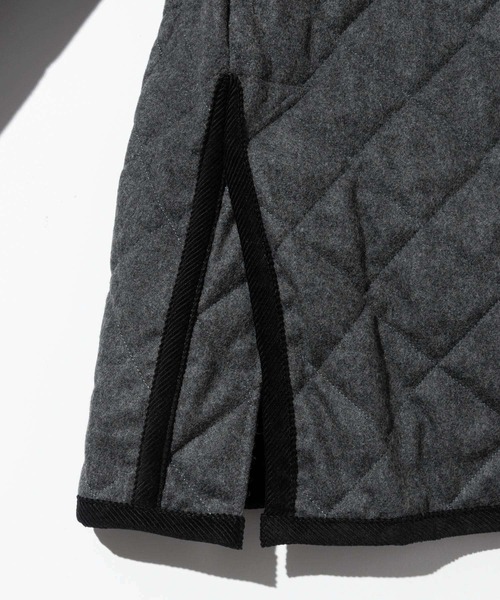 LAVENHAM（ラベンハム）の「LAVENHAM WOOL DENHAM ラベンハム ウール デンハム キルティングジャケット（ダウンジャケット/コート・メンズ・チャコールグレー/ネイビー系2・X-LARGE/MEDIUM/LARGE）」の14枚目の写真