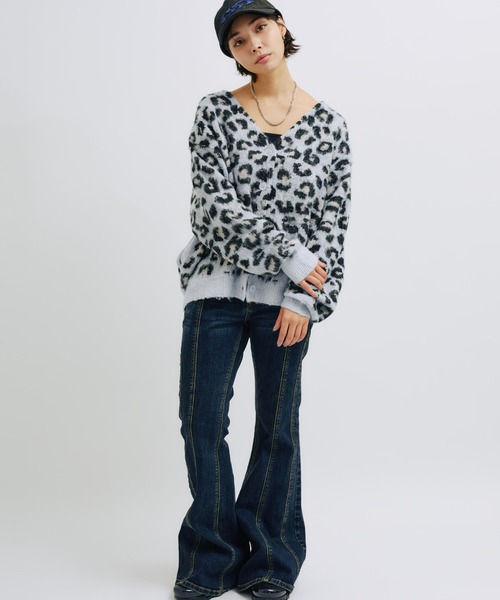 atmos pink(アトモスピンク)の「atmos pink Flare Denim Pants / アトモス ピンク フレア デニム パンツ(その他パンツ・レディース・ブルー/ブラウン・S/M)」の11枚目の写真