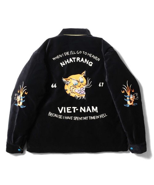 HOUSTON（ヒューストン）の「HOUSTON リバーシブルベトジャン(MAP)（ミリタリージャケット・メンズ・グリーン/ブラック・MEDIUM/X-LARGE/XX-LARGE/LARGE）」の10枚目の写真