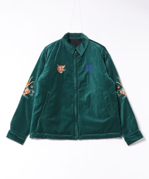 HOUSTON（ヒューストン）の「HOUSTON リバーシブルベトジャン(MAP)（ミリタリージャケット・メンズ・グリーン/ブラック・MEDIUM/X-LARGE/XX-LARGE/LARGE）」の19枚目の写真