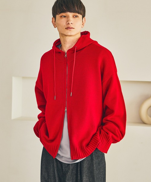 ニットZIPパーカー / 612733（ニット/セーター）｜LAKOLE（ラコレ）の