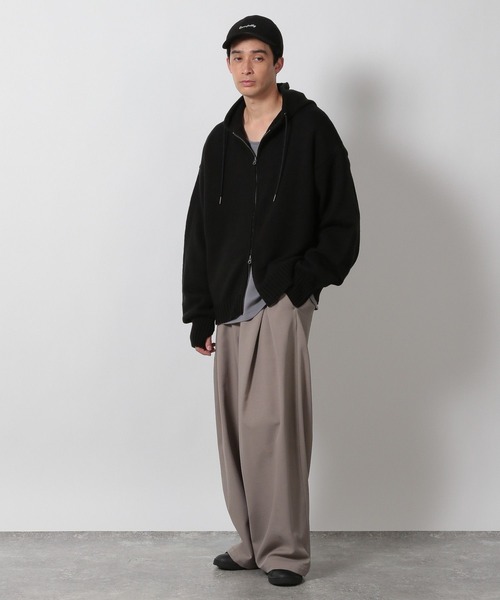 ニットZIPパーカー / 612733（ニット/セーター）｜LAKOLE（ラコレ）の