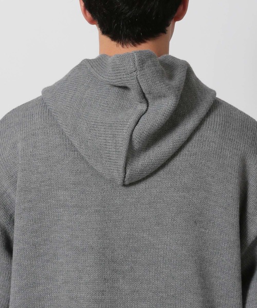 LAKOLE（ラコレ）の「ニットZIPパーカー / 612733（ニット/セーター・メンズ・レッド/グレー/ブラック・MEDIUM/LARGE）」の16枚目の写真