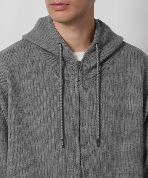 LAKOLE（ラコレ）の「ニットZIPパーカー / 612733（ニット/セーター・メンズ・レッド/グレー/ブラック・MEDIUM/LARGE）」の17枚目の写真