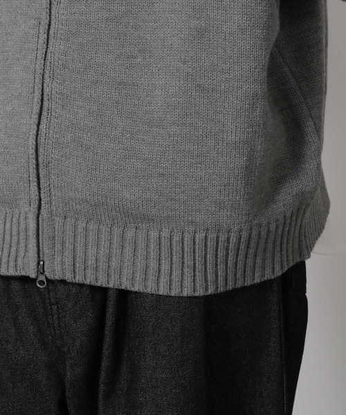 LAKOLE（ラコレ）の「ニットZIPパーカー / 612733（ニット/セーター・メンズ・レッド/グレー/ブラック・MEDIUM/LARGE）」の19枚目の写真