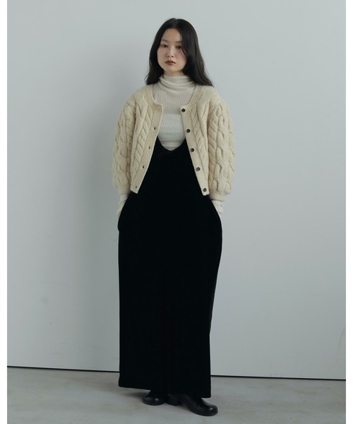 anuke（アンヌーク）の「Soft Rib Turtle（ニット/セーター・レディース・アイボリー/ブラック/チャコールグレー/ブラウン・FREE）」の14枚目の写真