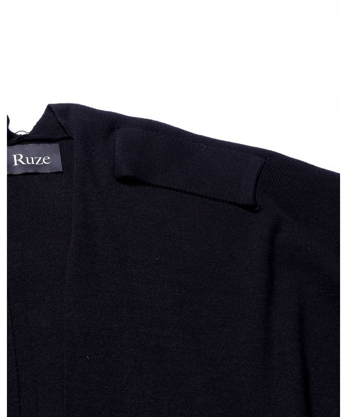 Ruze(ルゼ)の「Drape knit poncho / ドレープ ニット ポンチョ(その他トップス・メンズ・ブラック・FREE)」の11枚目の写真