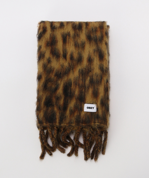 セール】【OBEY / オベイ】 LEOPARD SCARF 100240016（マフラー