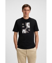 HUGO BOSS（ヒューゴボス）の「シルケットコットン Tシャツ ロゴアートワーク（Tシャツ/カットソー）」