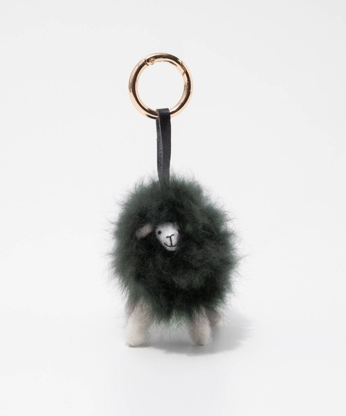 COSY(コージー)の「COSY Minimini Sheep コージー ミニミニシープ キーリング 羊 チャーム(チャーム・レディース・グレー系1/ベージュ系1/ホワイト系1・FREE)」の1枚目の写真
