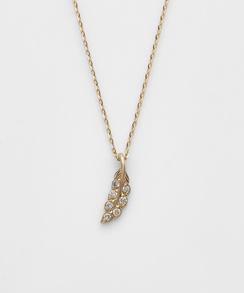 K10ダイヤモンドネックレス（0.04ct）（ネックレス）｜agete（アガット