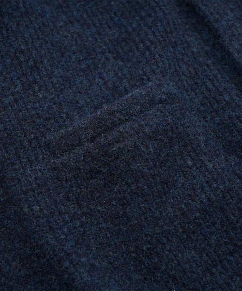 FRIZMWORKS(フリズムワークス)の「BRUSHED WOOL ROUND CARDIGAN _ INDIGO(カーディガン/ボレロ・メンズ・その他・X-LARGE/SMALL/MEDIUM/LARGE)」の5枚目の写真