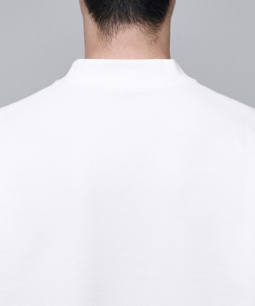 MUSINSA STANDARD（ムシンサスタンダード）の「ポンテモックネック長袖Tシャツ[ホワイト]（Tシャツ/カットソー・メンズ・その他・SMALL/MEDIUM/LARGE/X-LARGE/XX-LARGE/XXX-LARGE）」の6枚目の写真