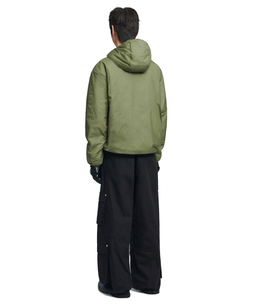 NOMANUAL(NOMANUAL)の「MISTY LIGHT HOODED JACKET - KHAKI(ダウンジャケット/コート・レディース・その他・MEDIUM/LARGE/X-LARGE/SMALL)」の4枚目の写真