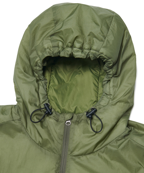 NOMANUAL(NOMANUAL)の「MISTY LIGHT HOODED JACKET - KHAKI(ダウンジャケット/コート・レディース・その他・MEDIUM/LARGE/X-LARGE/SMALL)」の5枚目の写真