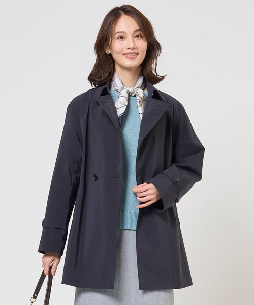 J.PRESS Ladies(J.プレス レディス)の「【春のマストアイテム】Artirosa トレンチ コート(その他アウター・レディース・ネイビー系/ライトグリーン系/ベージュ系1/ライトグレー系・XS/S)」の4枚目の写真